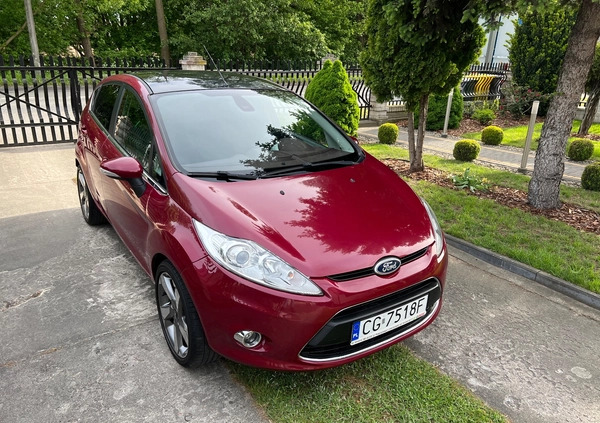 Ford Fiesta cena 16900 przebieg: 164917, rok produkcji 2008 z Grudziądz małe 56
